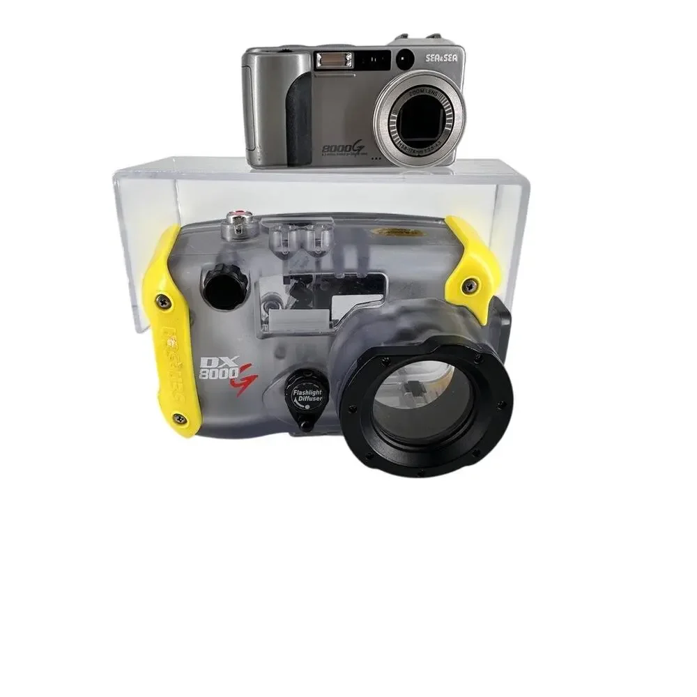 Vintage Sea&Sea DX-8000G 8MP Digital Camera w/ Underwater Housing – Working